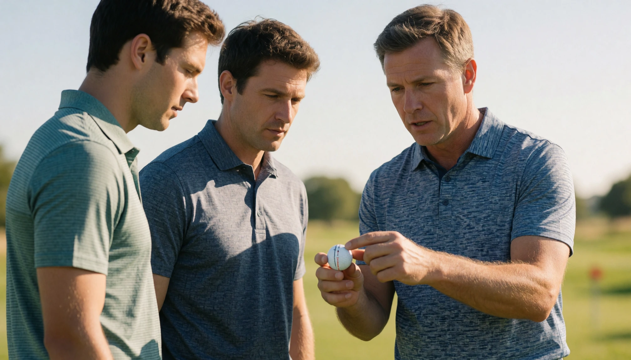 Comprendre le rôle des repères d’alignement sur une balle de golf