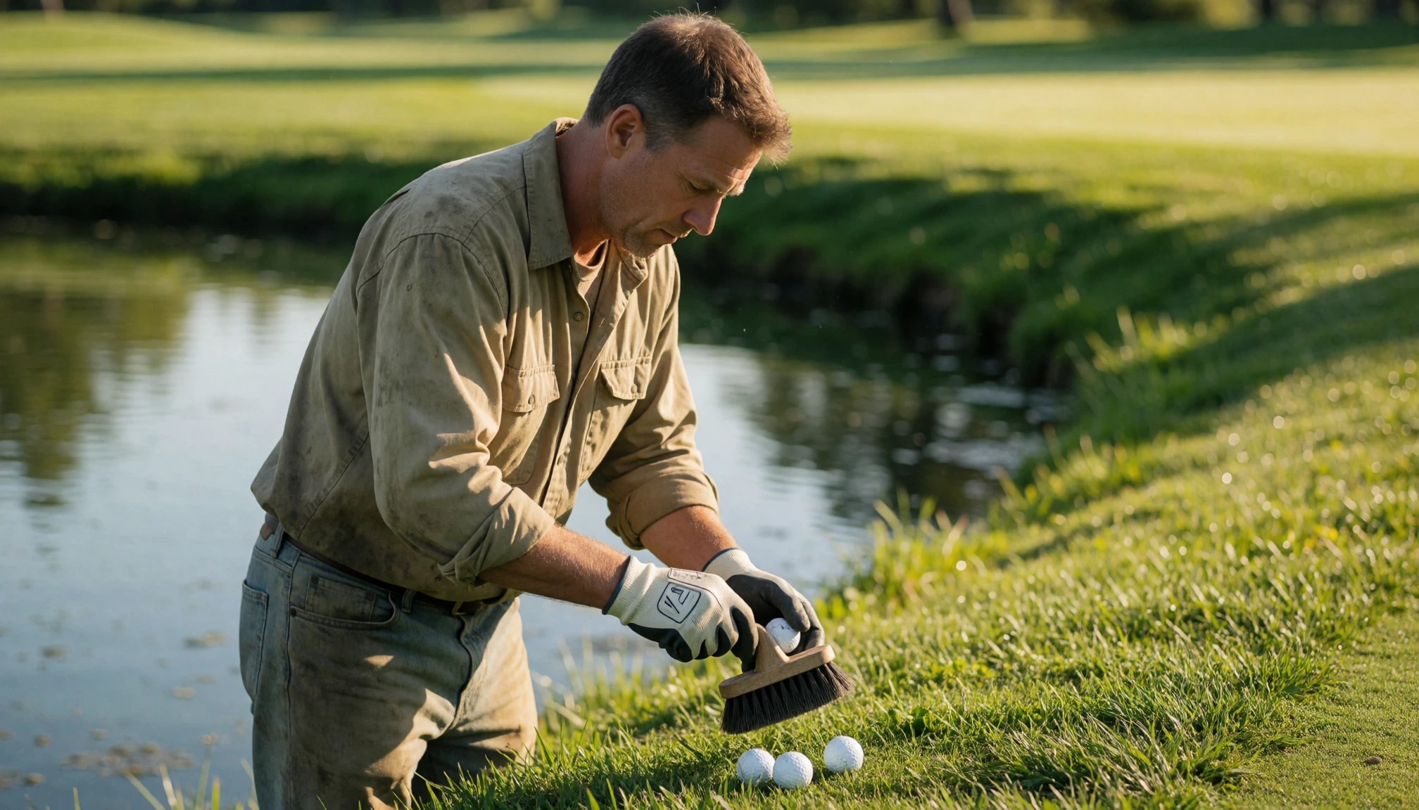 Processus détaillé pour le nettoyage et la maintenance des balles de golf